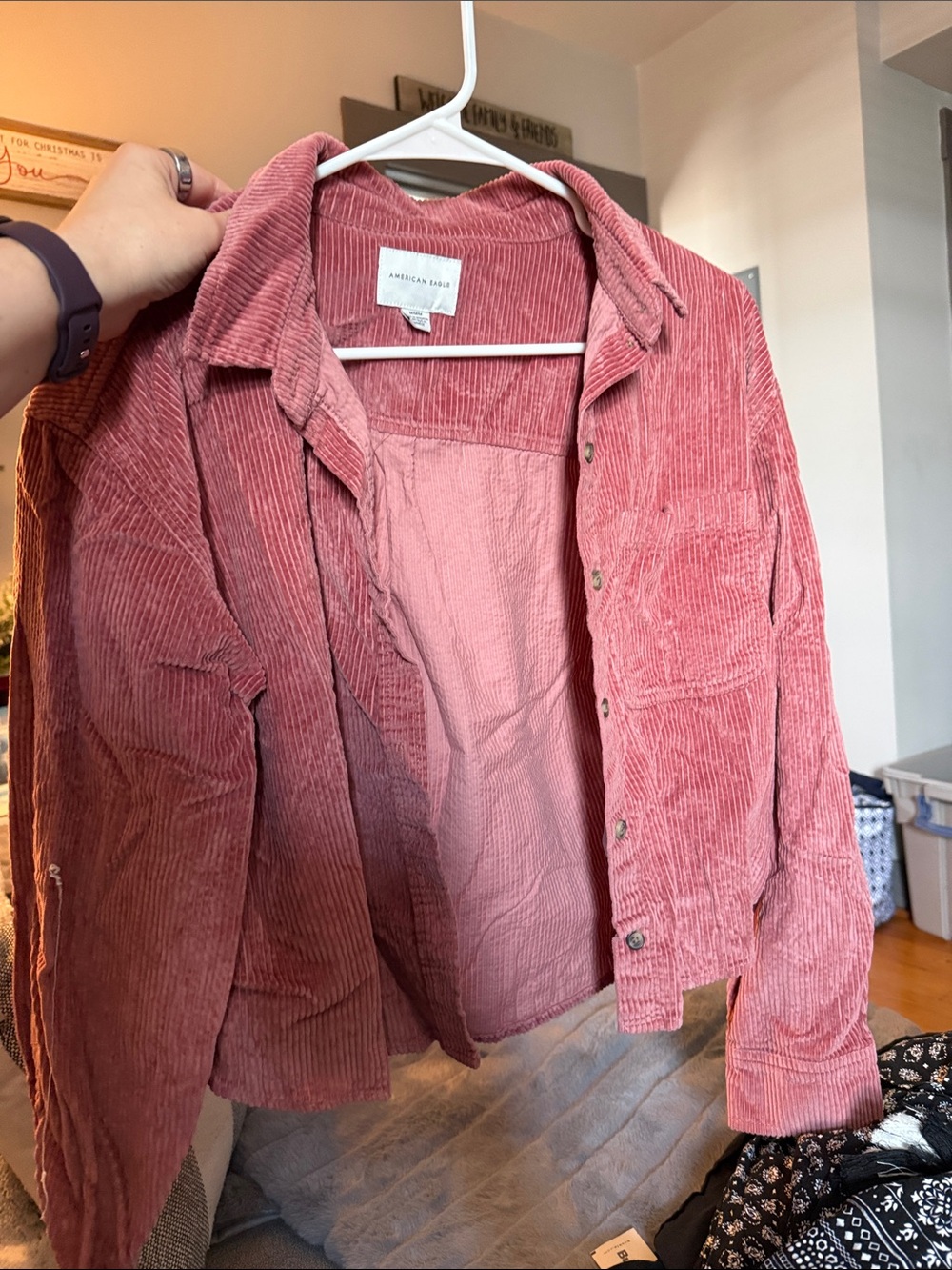 American Eagle Outfitters Rose Corduroy Jacket
